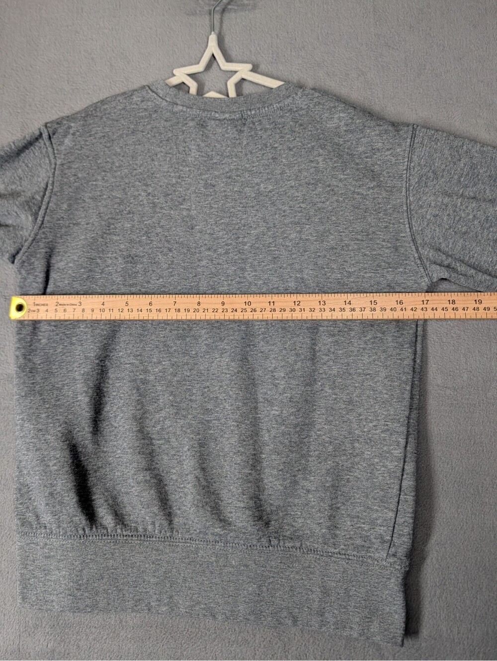 Jordan Boys Medium 10/12 Heather Gray Jumpman Crewneck Sweatshirt Pullover Youth - Picture 7 of 7